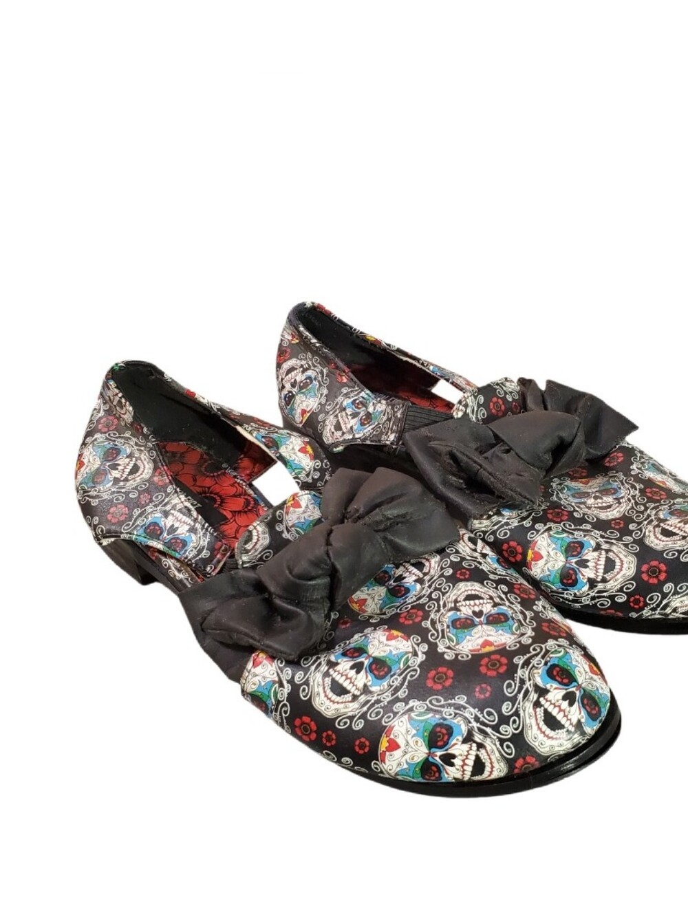 Iron Fist Vintage‎ Women's Sugar High Skulls Oxford Flats Shoes Size 9